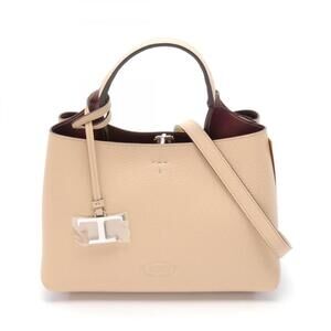 TOD'S Beige Leather Bag